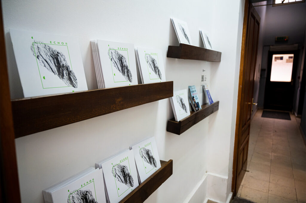 gallery-entrance-and-printed-catalogue-display-echo-ii-project