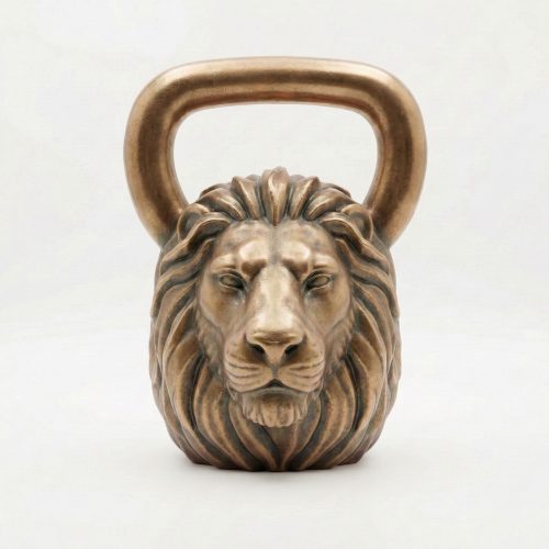 bronze-lion-sculpted-kettlebell-art-piece-